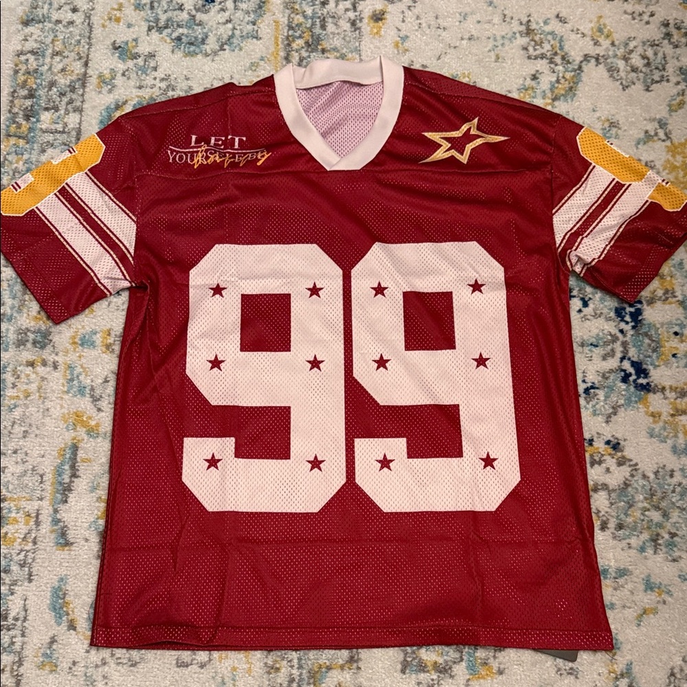Burgundy Sports Jersey